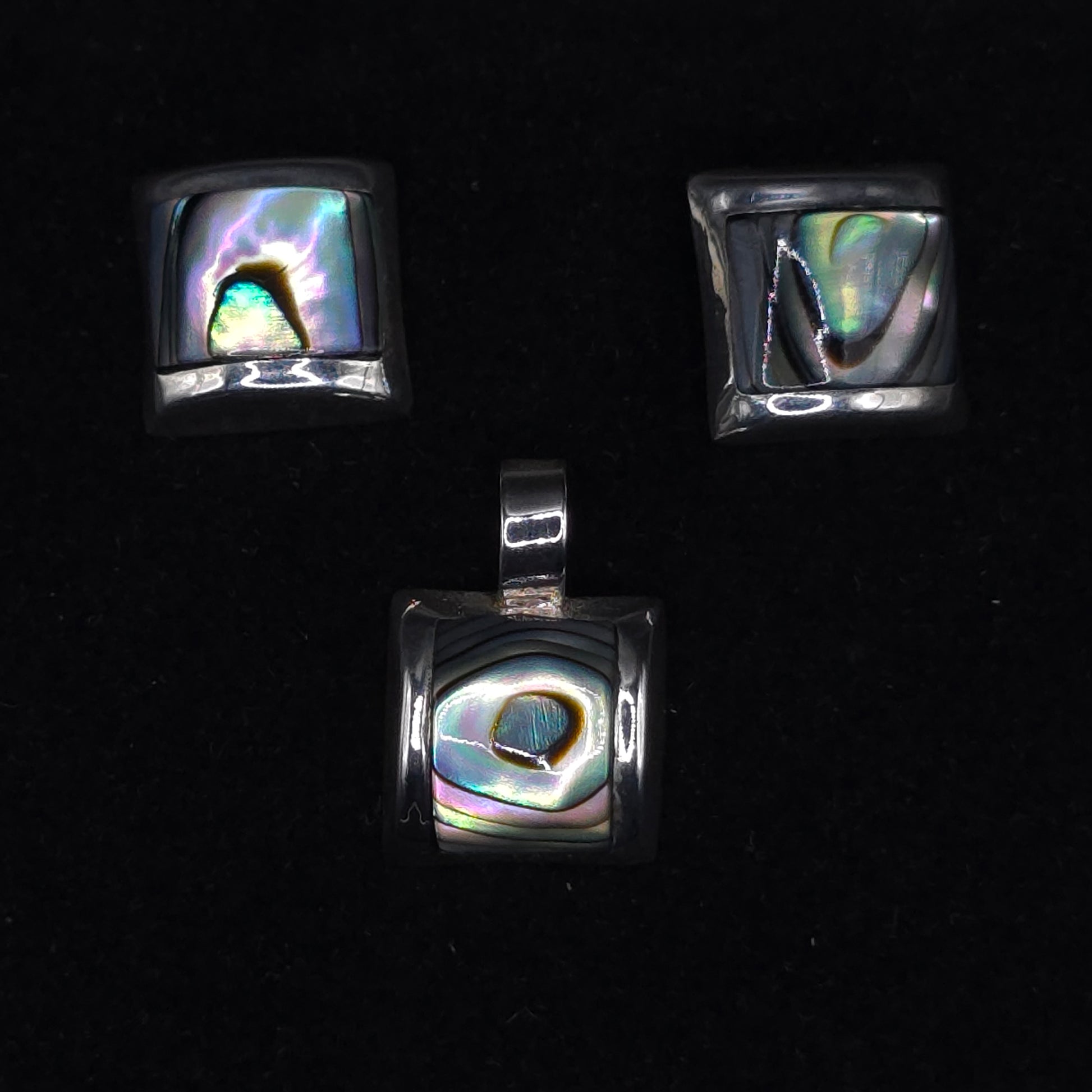 Set Eclipse Negro – Sofisticación en Plata 925