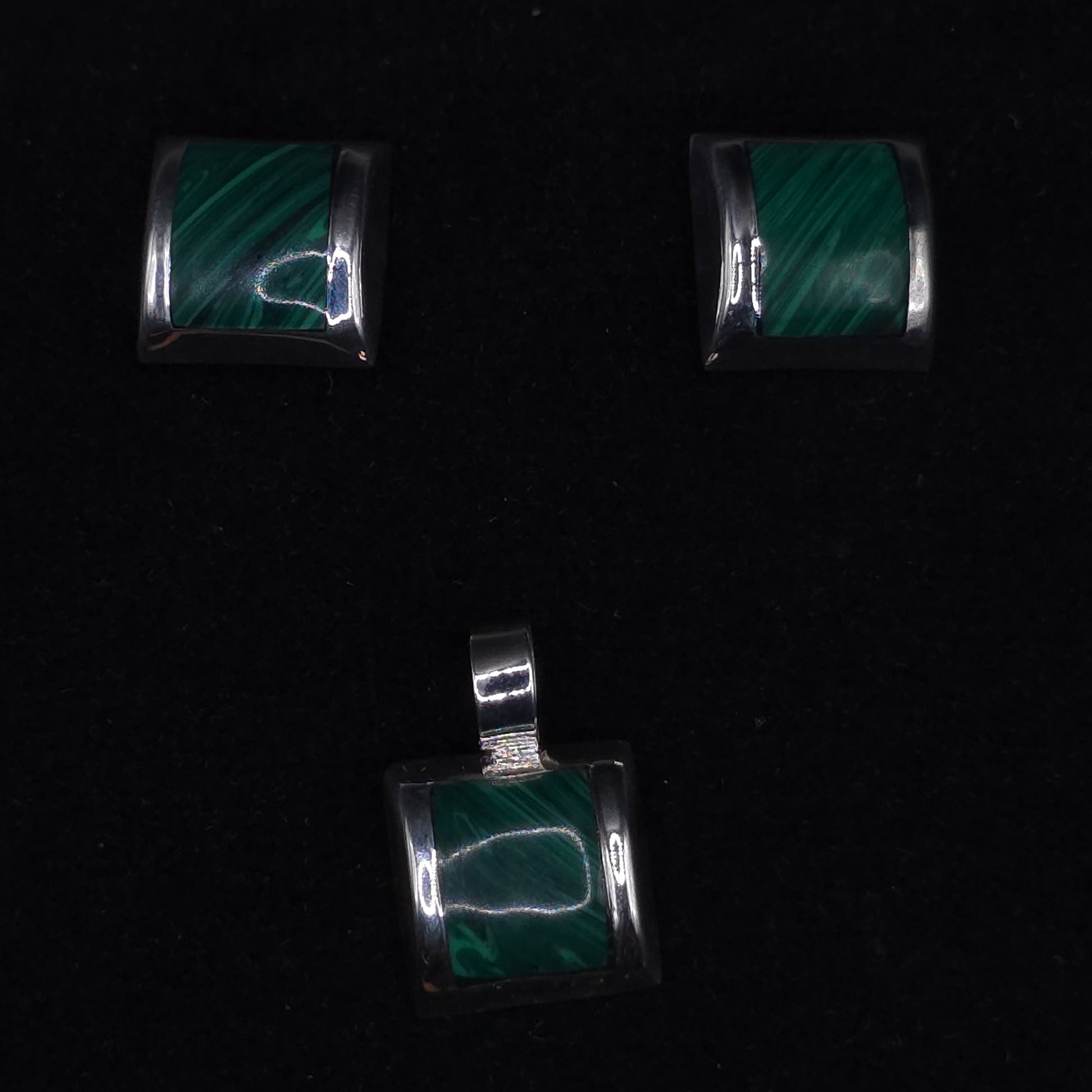 Set Eclipse Negro – Sofisticación en Plata 925