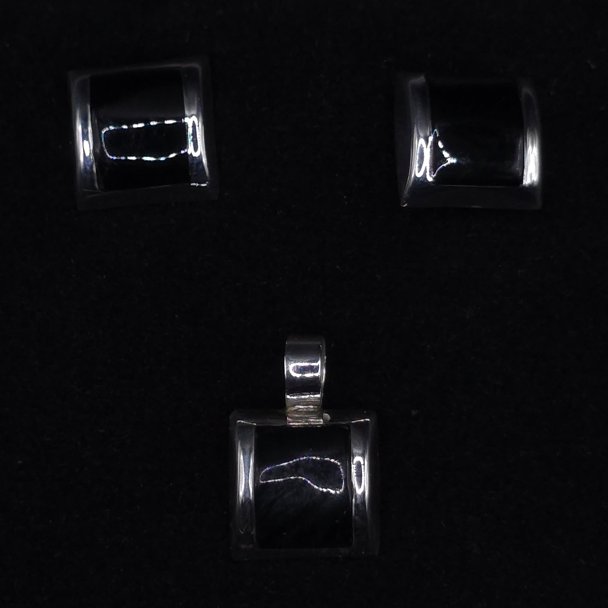 Set Eclipse Negro – Sofisticación en Plata 925